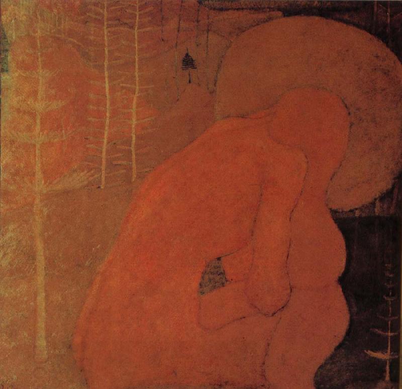 Kasimir Malevich Nude of female in wold China oil painting art